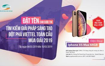 Tham gia đặt tên cuộc thi để có cơ hội nhận được iPhone XS Max